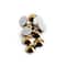 John Bead Crystal Lane SS12 Metallic Glass Round Flatback Rhinestones, 432ct.